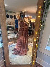 Load image into Gallery viewer, Sale always and forever brown  floral dress