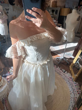 Load image into Gallery viewer, Ready to ship about Feb 25 - drop waist corset dress fits xs to large possible xl fully lined