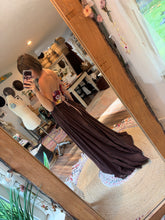 Load image into Gallery viewer, One of a kind imperfect sample sale with floral embellishments ready to ship dress