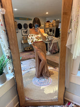Load image into Gallery viewer, Tristas closet clean out One of a kind mushroom top and tan skirt ready to ship