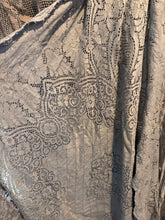 Load image into Gallery viewer, You get all shown hand dye Vintage lace ) (Package y) bigger pieces ready to ship Box of fabric remnants perfect for baby layering (photo prop) sale