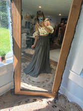 Load image into Gallery viewer, Ready to ship two top one skirt mystical wonders olive and poetry