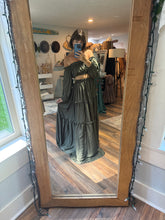 Load image into Gallery viewer, (No shipping ) Preorder allow 6-8 week you glow girl satin matte olive two piece dress