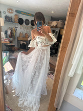 Load image into Gallery viewer, Ready to ship sample sale we belong one of a kind top and poetry lace skirt