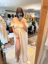 Load image into Gallery viewer, Ready to ship sale beige matte satin Oh Juliet dress reversible sale