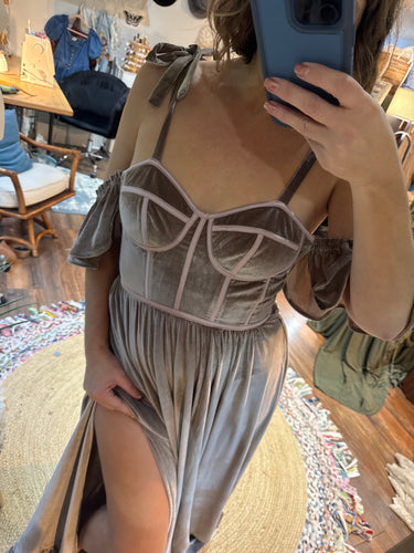 Ready to ship velvet we belong dress flash sale