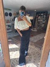 Load image into Gallery viewer, Ready to ship Velvet show off those shoulders top in pearl fits medium to 2x flash sale