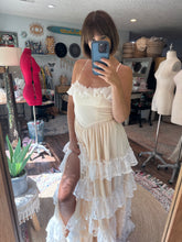 Load image into Gallery viewer, New - sample sale one of a kind sale Wander Dress in ivory linen cotton