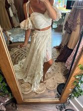 Load image into Gallery viewer, Ready to ship poetry ivory lace two piece dress  reclamation