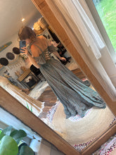 Load image into Gallery viewer, Two dress deal blue green hand dye we belong dress and floral prairie hearts ready to ship sale