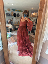 Load image into Gallery viewer, Ready to ship slight dye flaw euphoria hand dye dress adjustable