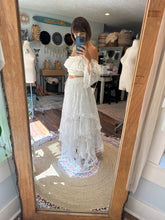 Load image into Gallery viewer, Ready to ship on sale lace sheer layers high waisted skirt with ruffle euphoria lace top