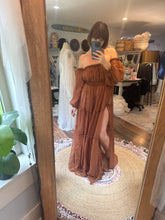 Load image into Gallery viewer, Sale two dress deal ready to ship brown chiffon you glow girl dres