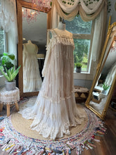 Load image into Gallery viewer, Ready to ship one only sample sale Beatrice Dress with sleeves one of a kind lace gown