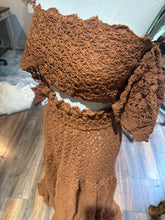 Load image into Gallery viewer, Preorder all 6 weeks or so - new Brown - so Sara two piece dress