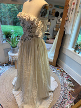 Load image into Gallery viewer, New style sample sale - Light The Way dress ready to ship with floral embroidered