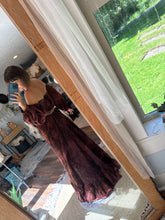 Load image into Gallery viewer, Sale two dress deal ready to ship off white sugar sugar dress and hand dyed floral two piece (Copy)