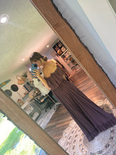 Load image into Gallery viewer, Show off those shoulder hand dyed ready to ship dress