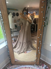 Load image into Gallery viewer, Ready to ship Awaken in tan brown linen cotton dress sale