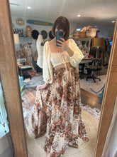 Load image into Gallery viewer, Vintage lovers crinkle skirt with always top ready to ship sale