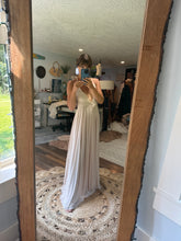 Load image into Gallery viewer, (Ivory) Ready to ship ivory mesh slightly sheer gratitude slip dress
