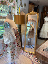 Load image into Gallery viewer, Sample sale Ready to ship one of a kind embroidery tulle floral short dress