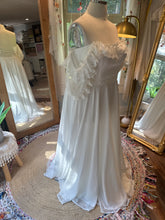 Load image into Gallery viewer, Sample sale One of a kind ready to ship satin/chiffon and lace dress size large/xl