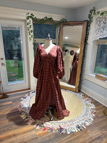 Ready to ship wild radiance dress in plaid