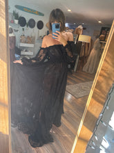 Load image into Gallery viewer, Preorder allow 6-8 week you glow girl black sheer lace dress