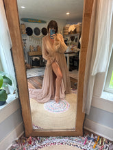 Load image into Gallery viewer, Ready to ship sale Robe rose color with gratitude slip