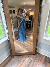 Load image into Gallery viewer, (Two dress deal) show off those shoulders light ivory  with Ready to ship soft denim Rapture dress - sale