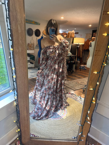 Roses -Ready to ship kismet two piece very slightly sheer on sale