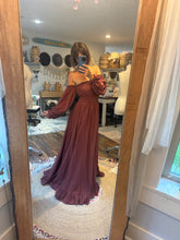 Load image into Gallery viewer, Ready to ship sale brown cotton you glow girl dress