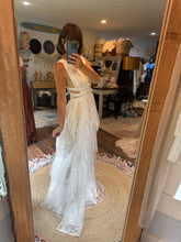 Load image into Gallery viewer, Ready to ship sale lace love me Wild with tulle lace over skirt dress
