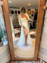 Load image into Gallery viewer, Sale! The new Smitten dress in off white mesh tulle and cotton ready to ship