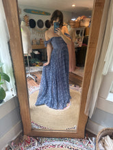 Load image into Gallery viewer, Sale lace hand dye periwinkle dress ready to ship