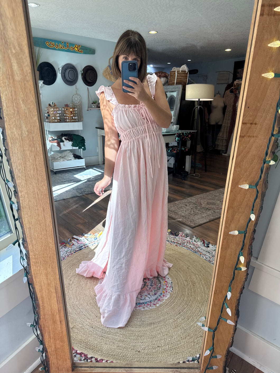 Sale ready to ship pink always and forever dress
