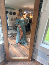 Load image into Gallery viewer, (Rts) (blue ) Ready to ship  The Sugar Sugar dress linen cotton