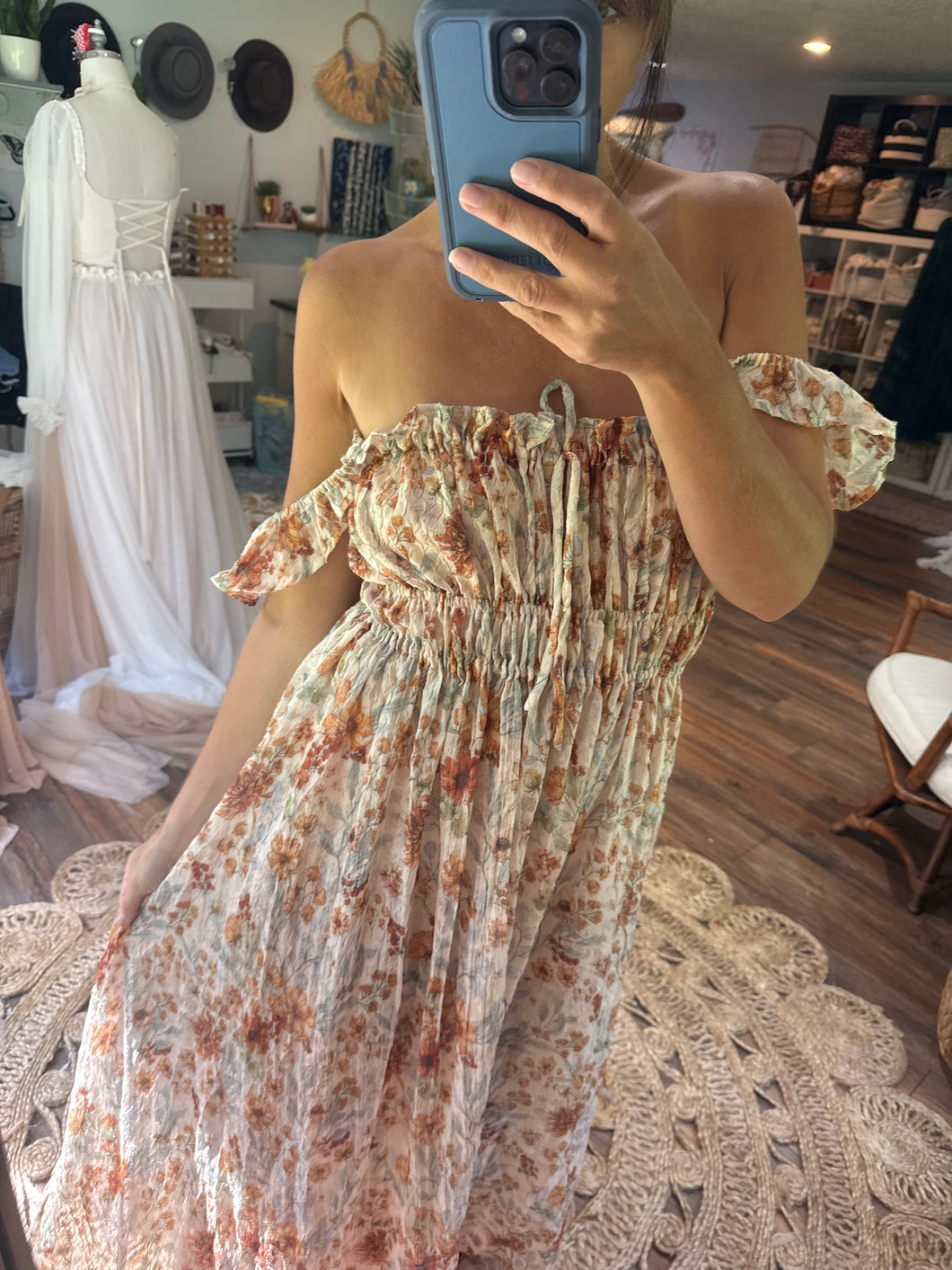 Preorder allow 6-8 week -Always and Forever dress in Daisy crinkle