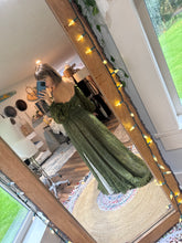 Load image into Gallery viewer, Sale Ready to ship hand dye you glow girl dress (sheer)