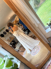 Load image into Gallery viewer, You glow girl off white matte satin dress sale ready to ship