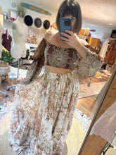 Load image into Gallery viewer, Kismet two piece ready to ship large golden crinkle with extra top euphoria hand dye brown