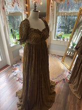 Load image into Gallery viewer, Juliet dress mustard lace very slight dye flaw ready to ship