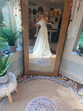Load image into Gallery viewer, Ready to ship embroidery cotton low corset dress XS-xl