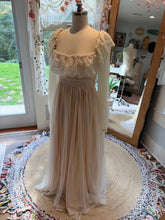 Load image into Gallery viewer, Flash sale one of a kind oh lover tulle/linen cotton/ lace not as perfect as I’d like but still lovely
