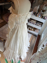 Load image into Gallery viewer, Ready to ship Opaline cotton embroidery off white dress