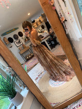 Load image into Gallery viewer, Two piece poetry dress in  vintage lovers print and extra top