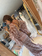 Load image into Gallery viewer, Much love hand dye brown lace ready to ship on sale dress