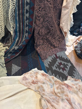 Load image into Gallery viewer, ) (Package I) ready to ship Box of fabric remnants perfect for baby layering (photo prop)