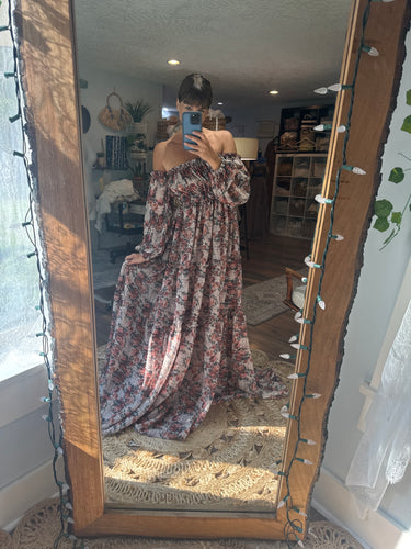 Ready to ship crinkle  print you glow girl dress